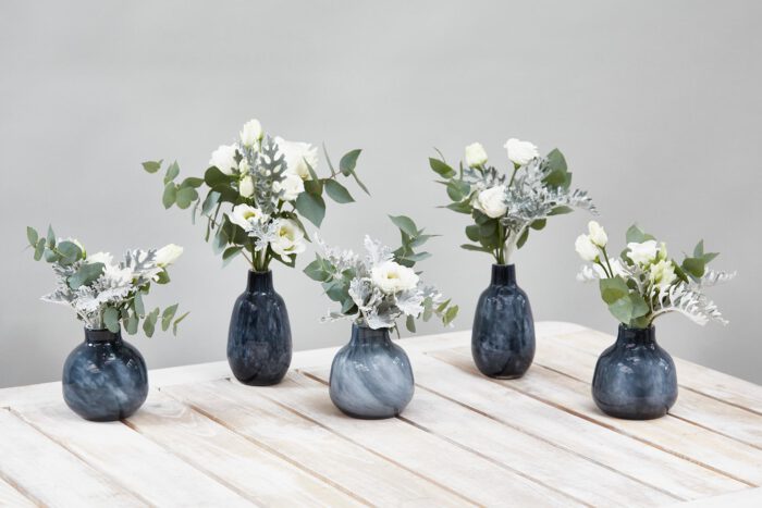Vase Grau-Blau – Bild 1