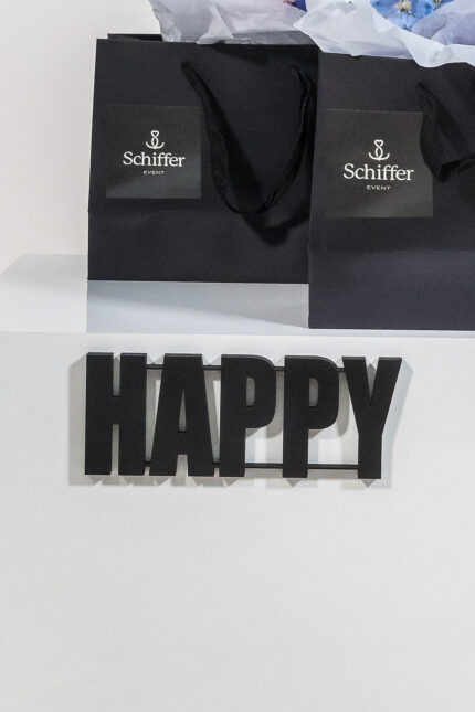 Schriftzug HAPPY